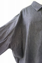 mizuiro-ind(ミズイロインド) denim wide シャツ