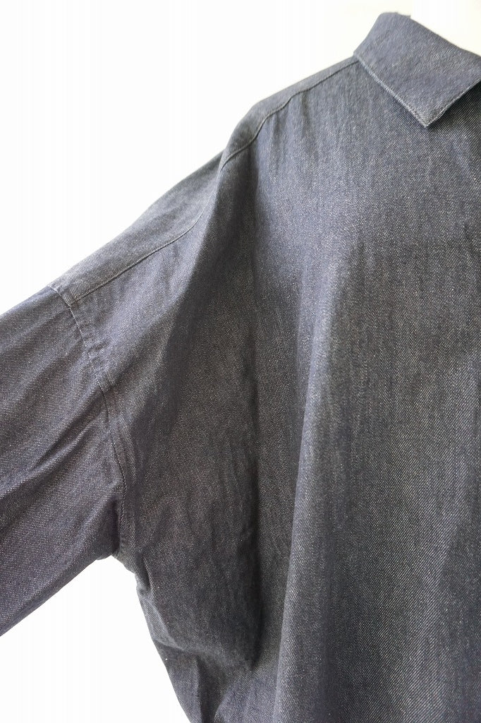mizuiro-ind(ミズイロインド) denim wide シャツ