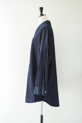 mizuiro-ind(ミズイロインド) denim wide シャツ