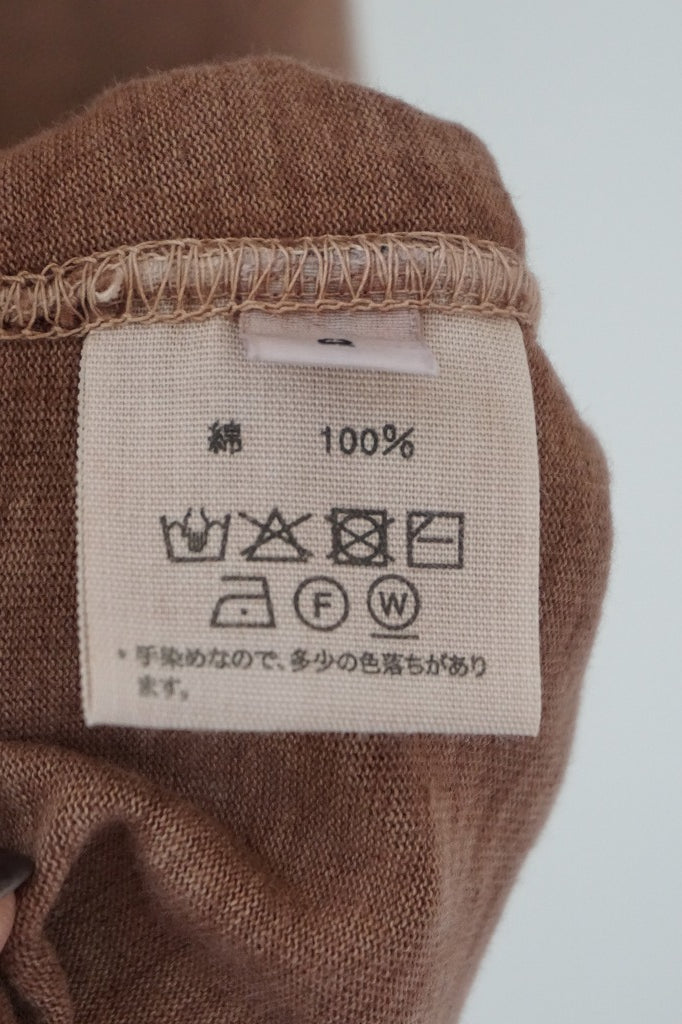 FACTORY(ファクトリー)　綿カットソー サイドリブトレーナー