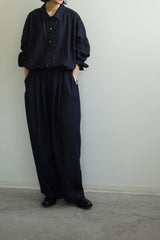 mizuiro-ind(ミズイロインド) denim wide シャツ