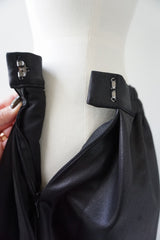 WHYTO.(ホワイト) leather like pleats pants