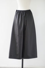 WHYTO.(ホワイト) leather like pleats pants
