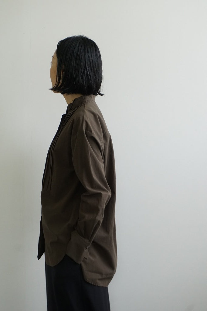 assiette(アシェット)　オーガニックコットンタイプライター　ブラウス
