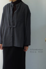 TISSU(ティシュ)　ウールジョーゼット　ショートカーデ