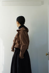 ROBE de PEAU（ローブデポー）2Way Frill Collar Blouse
