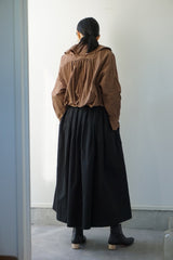 ROBE de PEAU（ローブデポー）2Way Frill Collar Blouse
