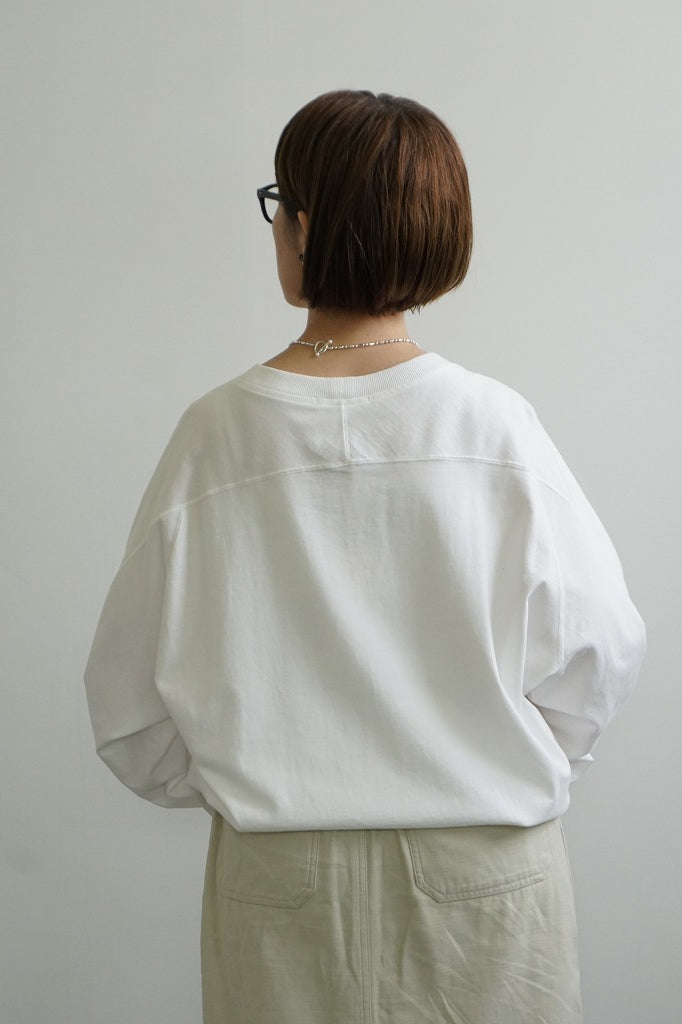 FACTORY(ファクトリー)　綿カットソー サイドリブトレーナー