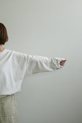 FACTORY(ファクトリー)　綿カットソー サイドリブトレーナー