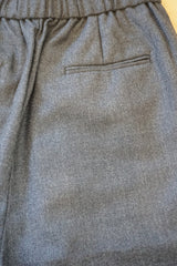 maison de soil(メゾンドソイル)　WORSTED SERGE 2TUCK TAPERD EASY PANTS
