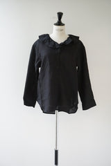 fog linen work(フォグリネンワーク)　アリス　トップ　ブラック