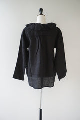 fog linen work(フォグリネンワーク)　アリス　トップ　ブラック