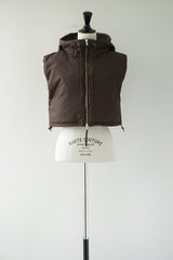 a'nuke(アンヌーク)　Hooded Down Vest 在庫はカラーサイズ欄参照