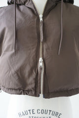 a'nuke(アンヌーク)　Hooded Down Vest 在庫はカラーサイズ欄参照
