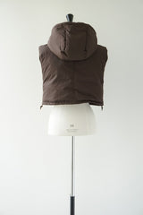 a'nuke(アンヌーク)　Hooded Down Vest 在庫はカラーサイズ欄参照