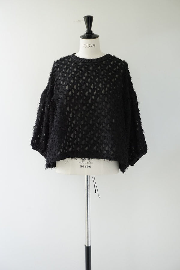 WHYTO.(ホワイト) jacquard volume blouse