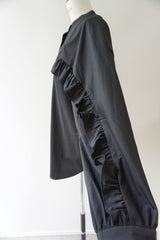 WHYTO.(ホワイト) curve frill blouse