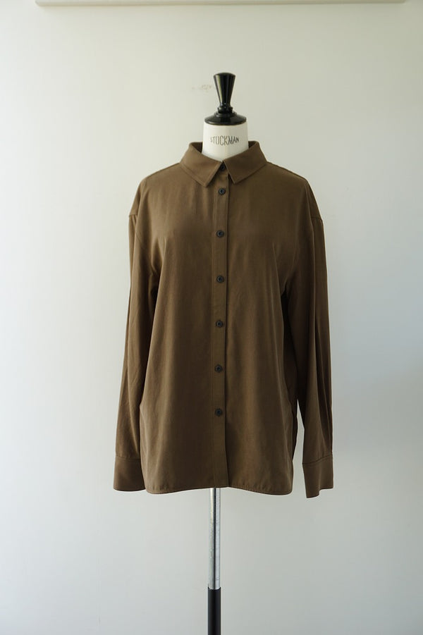 TODAYFUL（トゥデイフル）Peachskin Over Shirts 在庫はお問合せください