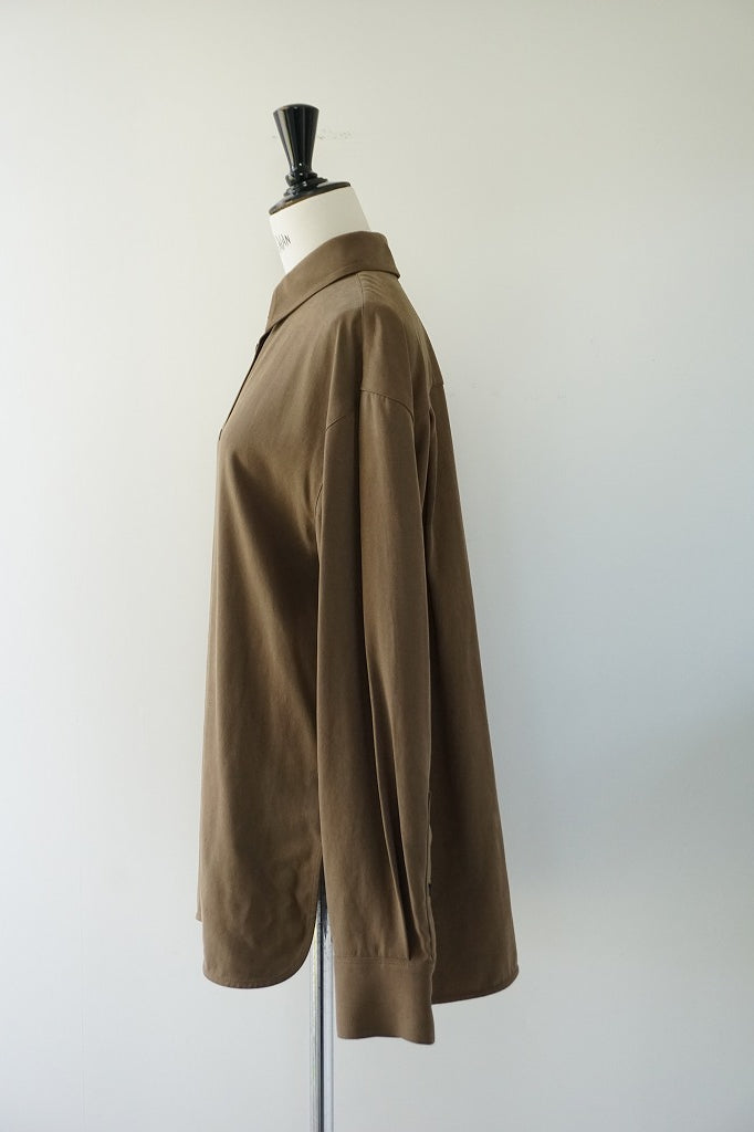TODAYFUL（トゥデイフル）Peachskin Over Shirts 在庫はお問合せください