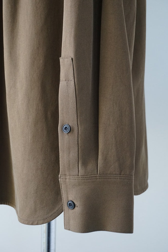TODAYFUL（トゥデイフル）Peachskin Over Shirts 在庫はお問合せください