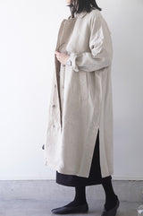 TISSU(ティシュ)トリプルワッシャーリネン HIGH DENSITY EFFORTLESS TRENCH