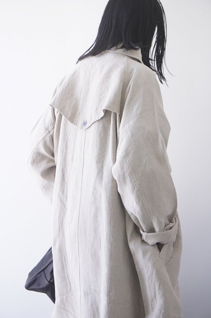 TISSU(ティシュ)トリプルワッシャーリネン HIGH DENSITY EFFORTLESS TRENCH