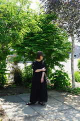 再入荷　fog linen work(フォグリネンワーク)　イリナワンピース　ブラック　　