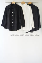 LABORATORY(ラボレイトリー) DENIM FRILL BROUSE