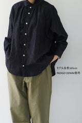 LABORATORY(ラボレイトリー) DENIM FRILL BROUSE