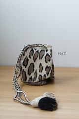 Wayuu Bags Japan(ワユーバッグスジャパン）ワユーバッグ　巾着タイプ　レオパード