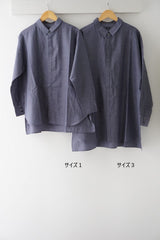 TISSU(ティシュ) コットンキュプラリネン　レギュラーシャツ