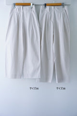 a'nuke(アンヌーク)　Twill Loose Pants 在庫はカラーサイズ欄参照