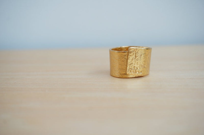 NAGAE＋(ナガエプリュス)《リング》TIN BREATH Ring 15×80 mm GOLD